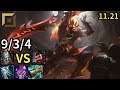 Tryndamere Top vs Graves - KR Master | Patch 11.21