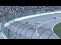 Final laps of 2021 NASCAR Cup race at Kansas Speedway from grandstands
