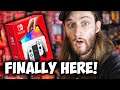 My GAMESTOP PreOrder Finally Came!! Switch OLED Unboxing!