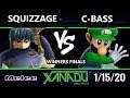 S@X 337 SSBM - squizzage (Captain Falcon) Vs. C-bass (Luigi) Smash Melee Winners Finals