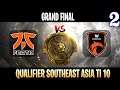 ULTRA KILL! Fnatic vs TNC Game 2 | Bo5 | Grand Final Qualifier The International TI10 Southeast Asia