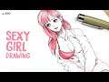 How to draw Sexy Female Anime | Manga Style | sketching | anime character | ep- 300