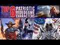 Top 6 Most Patriotic Video Game Characters | DBPG
