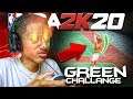 HARDEST GREEN CHALLENGE ON MY PURE SHARPSHOOTER! I CAN'T MISS.. Best jumpshot & Build on NBA 2K20