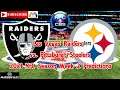 Las Vegas Raiders vs. Pittsburgh Steelers | 2021 NFL Week 2 | Predictions Madden NFL 22