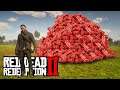 Red Dead Redemption 2 BREAKING THE GAME WITH DYNAMITE TNT!