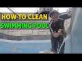 HOW TO CLEAN SWIMMING POOL RINSE AND REPEAT WITH TOWEL PART 4