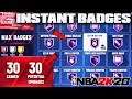 * NEW * NBA 2K20 INSTANT BADGE GLITCH! AFTER HOTFIX 1.08 & PATCH! PS4,XBOX,PC, (NBA 2K20)