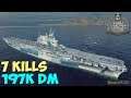 World of WarShips | Enterprise | 7 KILLS | 197K Damage -  Replay Gameplay 4K 60 fps