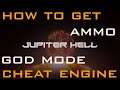 Jupiter Hell How to get God Mode, Infinite Ammo and Armor with Cheat Engine Table