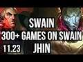 SWAIN & Nautilus vs JHIN & Thresh (ADC) | 1.3M mastery, 19/4/9, Legendary | BR Diamond | 11.23