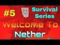 Welcome To Nether | Entering Nether For First Time | Experiencing Nether | By - Gamingistan |