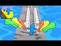 Crowd Pusher - All Levels Gameplay Android,ios (Levels 1-10)