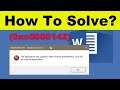 How To Fix Application Error - Word, Excel & PPT ( The Application was unable to start)