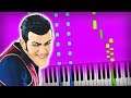 Lazy Town - We Are Number One Piano Tutorial (Sheet Music + midi) Synthesia cover