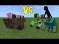 Axolotl Wither vs Mutant Creatures in Minecraft