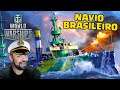 BATALHANDO COM NAVIO BRASILEIRO INSANO em WORLD OF WARSHIPS