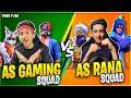 As Rana And As Gaming Playing With Crazy Subscribers Squad Vs Squad Clash Squad Garena Free Fire