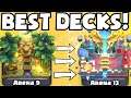 Clash Royale BEST ARENA 9 - ARENA 13 DECKS | BEST UNDEFEATED DECK ATTACK STRATEGY TIPS F2P PLAYERS
