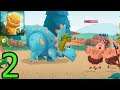 Dino Bash- Gameplay Walkthrough #2 (iOS, Android) - Tam Giác Long Cân Team