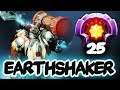 LVL 25 Earthshaker Spammer in Dota 2 - Immortal Rank EPIC Gameplay Dota 2 Master Tier Compilation