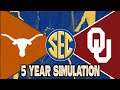 I Put Oklahoma And Texas In The SEC But, It Was A Disaster!! | NCAA 14