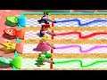Mario Party 4 - Minigames - Luigi vs Mario vs Peach vs Yoshi
