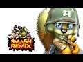 Super Smash Bros. (64: remix-mod)-Modo arcade (Conker)
