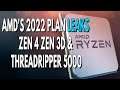 AMD's Plan For 2022 LEAKS - Zen 4 Zen 3D & Threadripper 5000 | RTX 3050 & 30890 Ti UPDATES