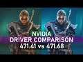 Driver 471.41 vs Driver 471.68 | NVIDIA Game Ready Driver Comparison