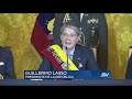 El presidente Guillermo Lasso oficializó a sus ministros de Estado
