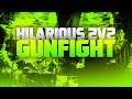 HILARIOUS 2v2 GUNFIGHT WITH DALLAS EMPIRE!!