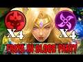 4 ABYSS + FREYA X4 ASSASSIN = BLOOD PARTY ON - BEST MAGIC CHESS STRATEGY - MOBILE LEGENDS BANG BANG