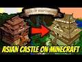 AoE2 Japanese Castle on Minecraft!