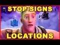 Fortnite: Destroy Stop Signs with Catalyst Outfit (ROAD TRIP CHALLENGE)