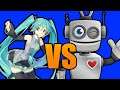 Hatsune Miku Vs A Real Robot! Who Will Win? #shorts