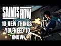 NEW Saints Row - 10 Things You NEED TO KNOW