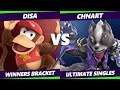 Smash Ultimate Tournament - Disa (Diddy Kong) Vs. ChNart (Wolf) S@X 313 SSBU Winners R1