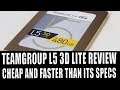 TeamGroup L5 3D Lite 480GB SSD Review | Cheap, But Faster Than Its Specs!