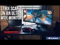 Using the Asus Rog Strix Scar 3 on an Ultra Wide Monitor! Witcher 3 at 60 FPS!