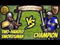 200 (Bulgarians) Two-Handed Swordsmen vs 200 (Teutons) Champions | AoE II: Definitive Edition