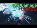 Akaza 90% Damage Combo - Demon Slayer Hinokami Chronicles #Shorts