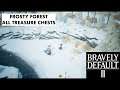 Bravely Default 2 - Frosty Forest - All Treasure Chests