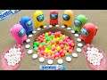 Different Fanta, Coca Cola, CANDY, Pepsi, Sprite Underground VS Mentos | Among Us