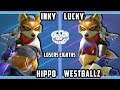 GOML 2019 SSBM - Inky & Hippo Vs. Lucky & Westballz - Smash Melee Tournament Losers Eighths