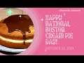 Happy National Boston Cream Pie Day! October 23, 2021