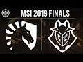 Liquid vs G2 Esports Game 2   MSI 2019 Finals   TL vs G2 G2