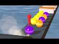 STACK RIDER 🟡💕- All Levels Gameplay Android, iOS v.112