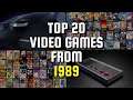Top 20 Video Games 1989 (NES & Sega Mega Drive/Genesis Titles)