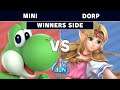 AON Ultimate #045 - Mini (Yoshi) Vs Dorp (Zelda) Winners Round 2 - Smash Ultimate